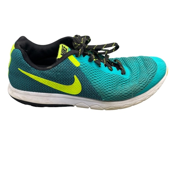 NIKE Flex‎ Experience RN5 teal and lime running shoes - Picture 2 of 11